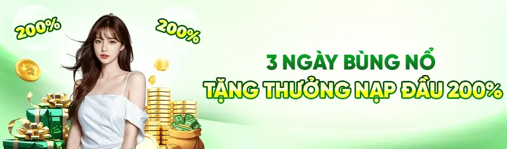 Nhà cái Cm8836 tặng thưởng nạp đầu 3 ngày liên tiếp 200%